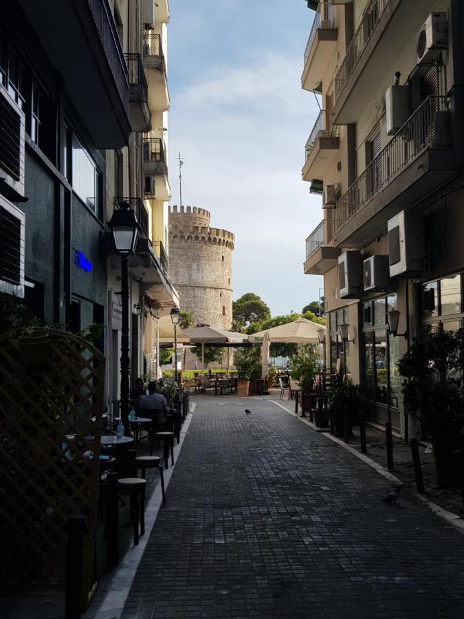 Quiet City Centre Apartment With Large Balcony Thessaloniki Exterior foto