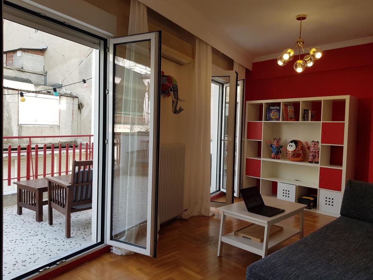Quiet City Centre Apartment With Large Balcony Thessaloniki Exterior foto